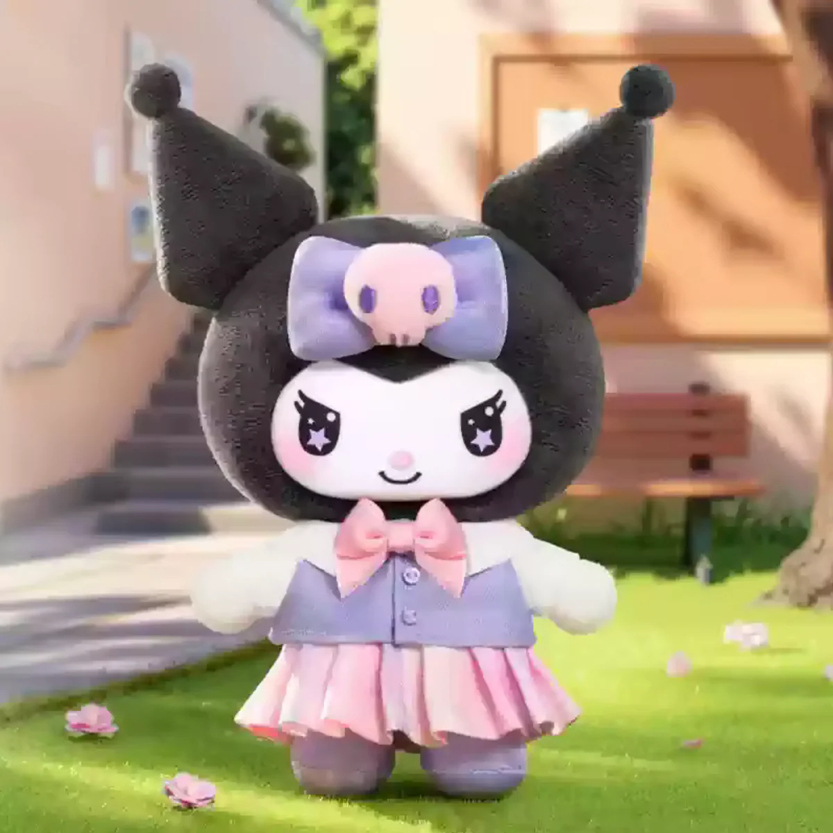 Top Top Sanrio KUROMI School Life Vinyl Plush Keychain Gift Blind Box - Image 4